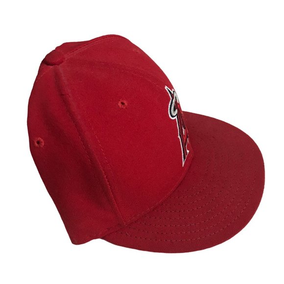 New Era Red Los Angeles Angels Fitted hat - Picture 2 of 4